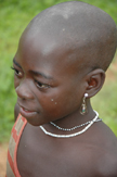 Bambina del Benin del Nord
